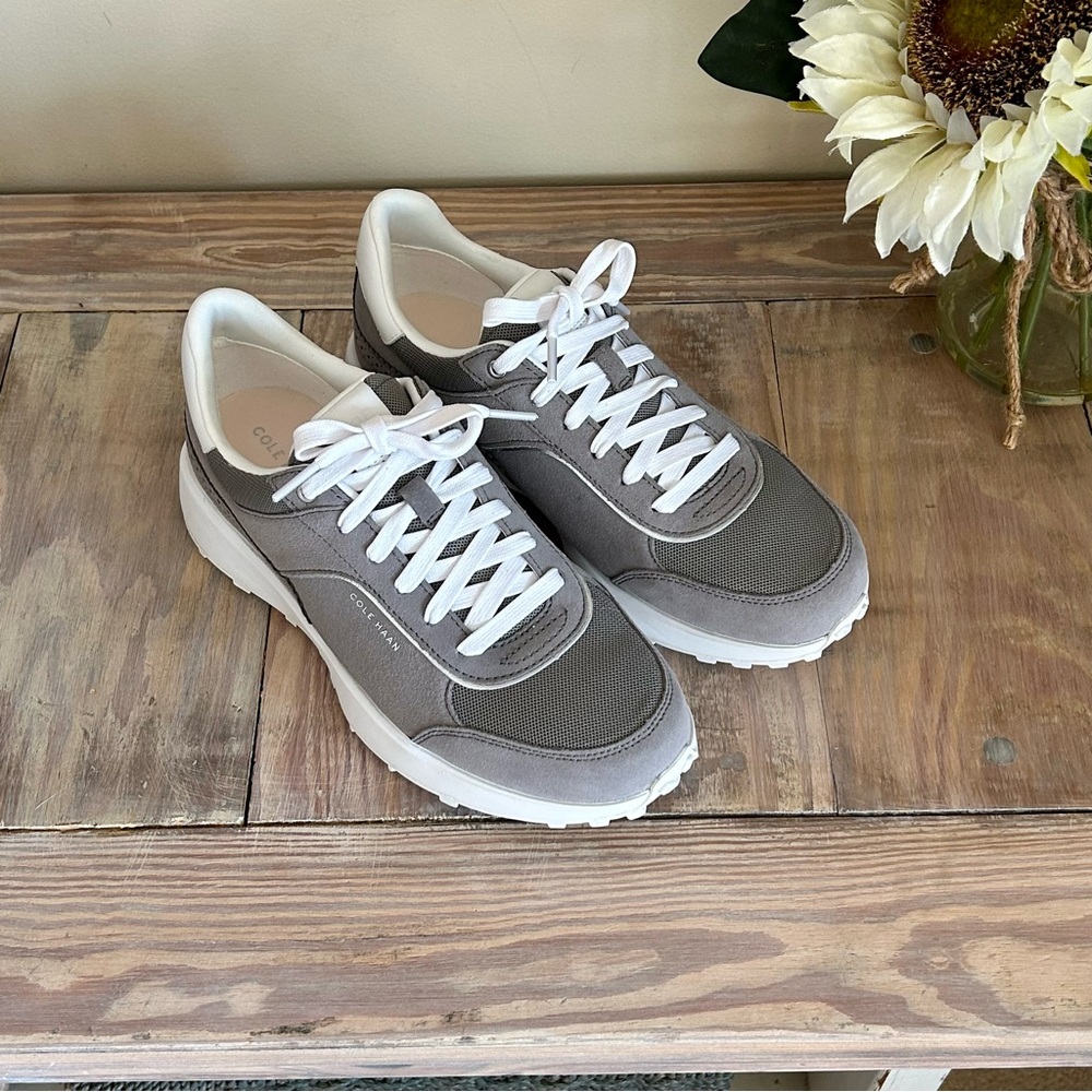 Cole Haan Gray Grand Crosscourt Hallet Run Sneaker 🆕